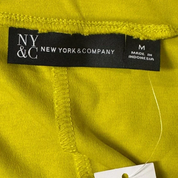 New York & Company Vibrant Lime Jumpsuit - Picture 7 of 8